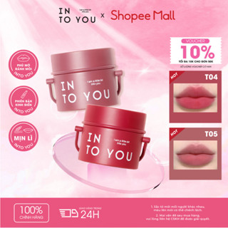 [VÕ HÀ LINH x INTO YOU] COMBO 2 Son Thùng INTO YOU Dạng Bùn Mềm Mịn Dễ Tán Đều 3-in-1 Dùng Được Cả Cho Môi Má Mắt 6g x 2