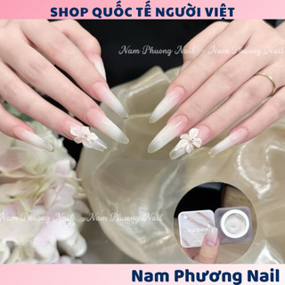  Sơn nén đặc dặm ombre XEIJIAYI màu trắng sữa lọ 8g 🌸 Nam Phương Nail 🌸 