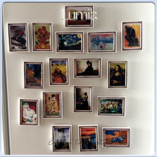  Nam châm tủ lạnh tranh sơn dầu MINI   Trang trí tủ lạnh   bảng đen   bảng trắng   bảng chốt   Trang trí nghệ thuật   tranh trang trí   nam châm   Khung ảnh   văn phòng   Trang trí nhà bếp   