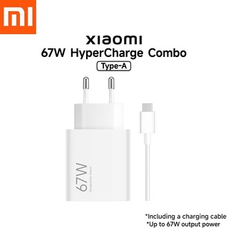  Bộ sạc 67W chính hãng Bộ sạc siêu nhanh với bộ cáp sạc 6A USB A sang Type C Bộ sạc tường Hỗ trợ cho Xiaomi | POCO | Redmi K | Huawei | Samsung  67W MAX  EU   Mỹ 