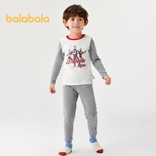 (Ultraman IP) Bộ đồ lót giữ nhiệt bé trai balabala mùa thu đông 2025 Bộ đồ ngủ đế mềm thoải mái