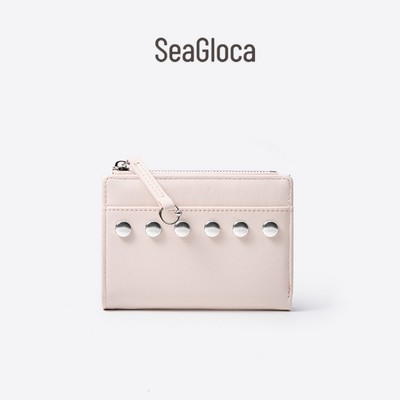 SeaGloca Đinh Tán Thời Trang Ví Thiết Kế Đơn Giản Đa Năng Lưu Trữ Đồng Xu Thẻ Dành Cho Nữ 34