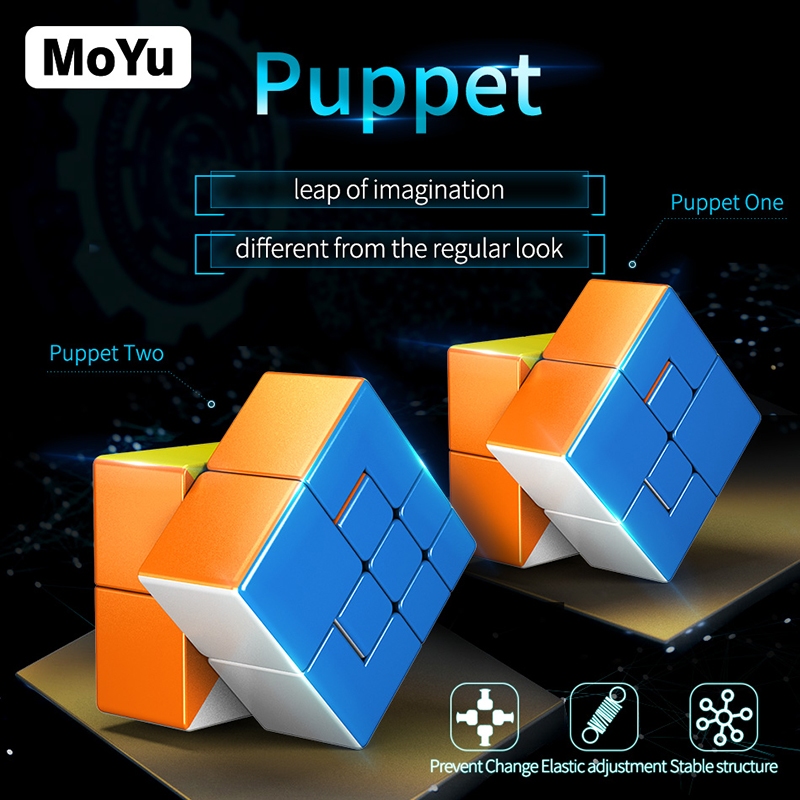 MOYU MeiLong Puzzle Cube 1x1x1 Magic Speed Stickerless Professional Fidget Toy MoYu MFJS MeiLong Pup
