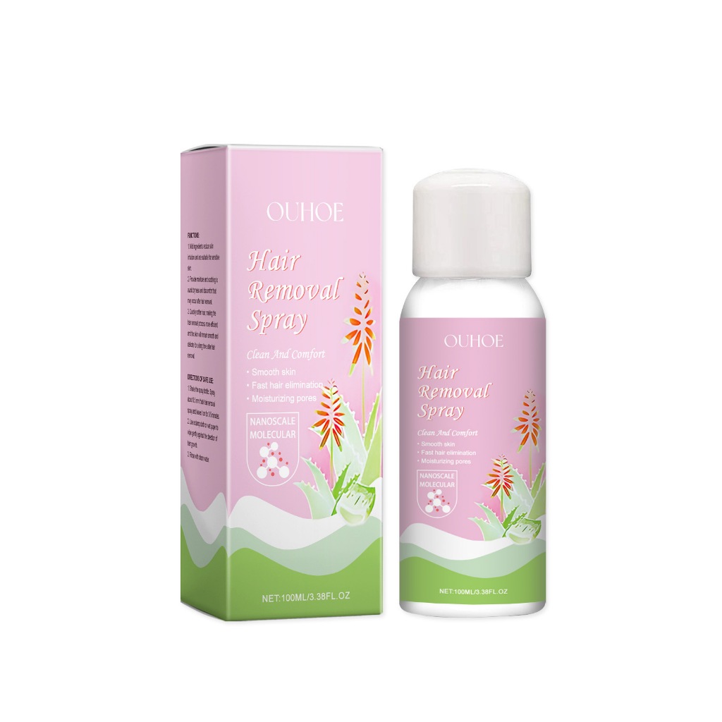 Xịt Tẩy Lông OUHOE - Xịt Dưỡng Tóc Không Đau Body Hair Removal Mousse Spray