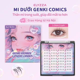 [Hà Nội] Mi Dưới Genki Comics ELYZZA Mi Dưới tự nhiên và lông mi đẹp, 5-6mm mi giả tách sợi, mi cụm dễ dán, Mi Chùm 3 Cụm, mi sợi có thể sử dụng được nhiều lần
