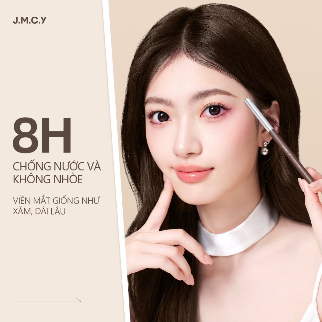 Bút kẻ mắt JMCY Gel Slim đầu mảnh dễ sử dụng, lâu trôi