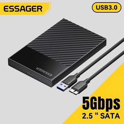 Essager 2.5 "Hard USB 3.0 5Gbps sang SATA / SSD HDD Hộp đựng ổ cứng gắn ngoài