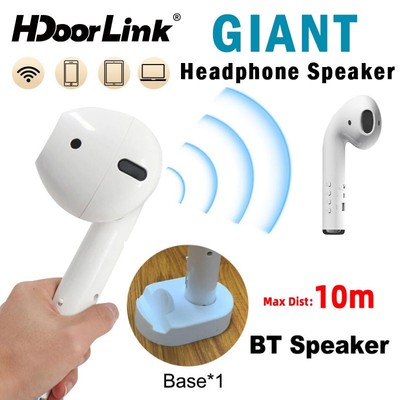 Tai nghe khổng lồ HdoorLink Loa Bluetooth không dây Loa âm nhạc nổi Loa hỗ trợ thẻ TF