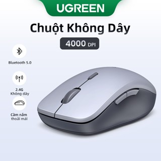 Ugreen Chuột Không Dây Bluetooth 5.0 4000DPI Cho MacBook air / ipad / Matebook