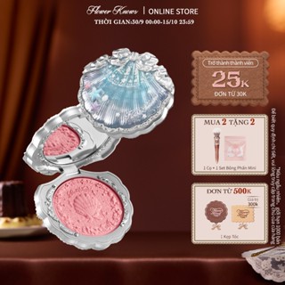 Phấn Má Hồng Flower Knows Shell 's Jewel Bộ Sưu Tập Bột mềm Mịn Lì Lên Chuẩn Màu Blush Powder  5g