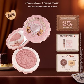 Phấn má hồng Silk Satin Collection Flower Knows The Sweetie Bear 5g