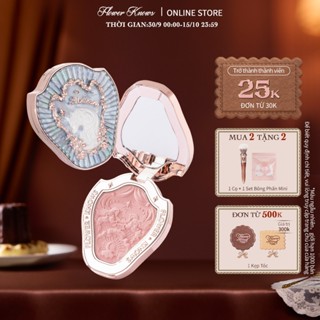 Phấn má hồng FLOWER KNOWS trang điểm tự nhiên 3 màu tùy chọn cao cấp 5g