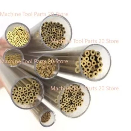 0,3-1.0mmX400mm Ống đồng thau một lỗ để khoan EDM Ống điện cực bằng đồng thau để khoan ống xuyên EDM