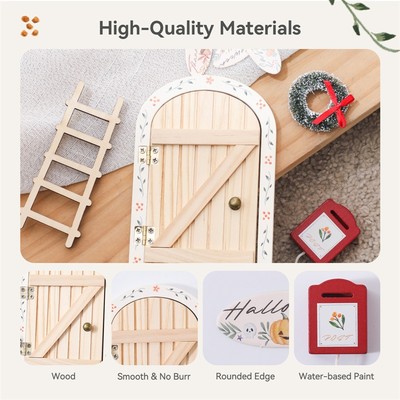 Phòng Trẻ Em Đáng Yêu Hình Cửa Công Tắc Bao Treo Tường Trang Trí Nhà Khung Sáng Tạo Trang Trí Ẩn Cửa Cổ Tích 3D Quà Tặng Lễ Hội Quà Giáng Sinh Đồ Trang Trí Giáng Sinh