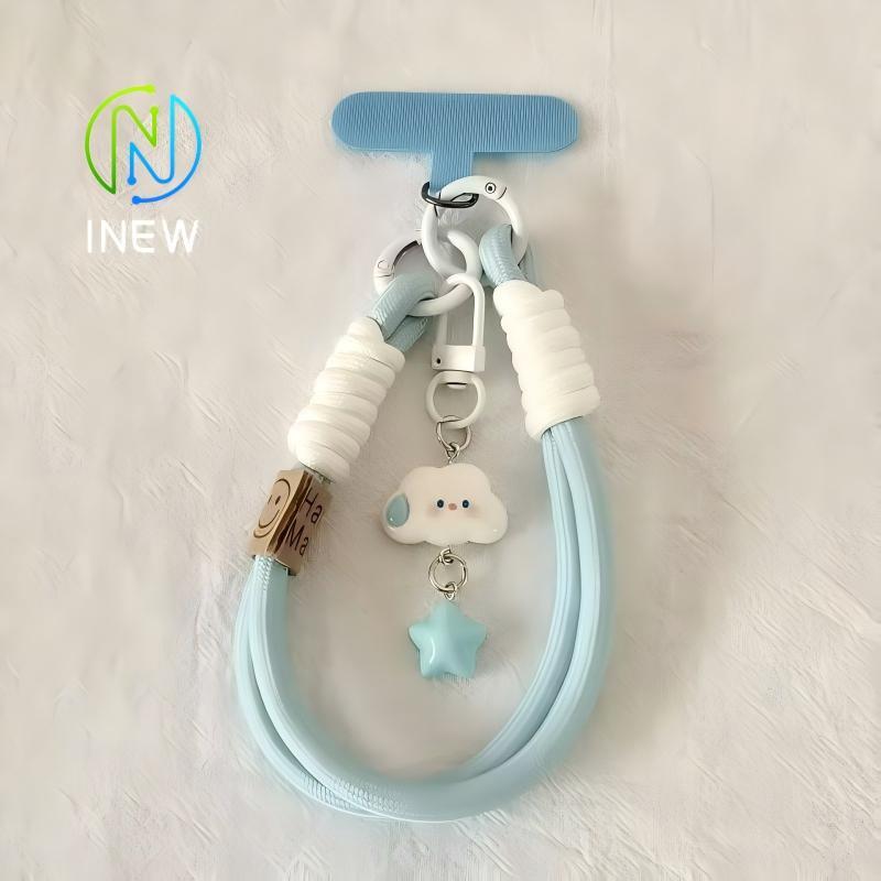 Đám Mây Treo Dây Xích Ngôi Sao Điện Thoại Di Động Dây Đeo Tay Ngắn Dễ Thương Mặt Dây Chuyền Móc Khóa | BigBuy360 - bigbuy360.vn