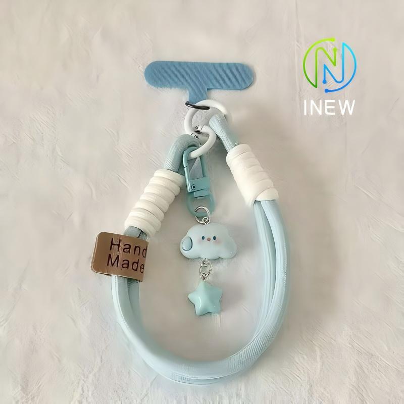 Đám Mây Treo Dây Xích Ngôi Sao Điện Thoại Di Động Dây Đeo Tay Ngắn Dễ Thương Mặt Dây Chuyền Móc Khóa | BigBuy360 - bigbuy360.vn