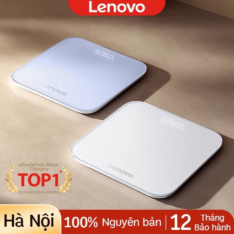 Cân Điện Tử Sức Khỏe Lenovo Chịu Tải 180KG Màn Hình Số LED Cân Chính Xác Thiết Kế Nhỏ Gọn Cho Gia Đình
