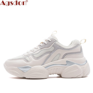  Giày Bố Agsdon Nữ Phong Cách Mới Thu Đông Đế Dày Nhỏ Phù Hợp Với 