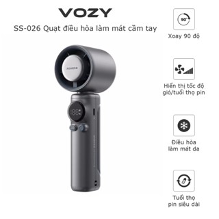  VOZY Quạt cầm tay mini quạt turbo siêu mạnh chế độ làm mát nhanh SS026PRO 
