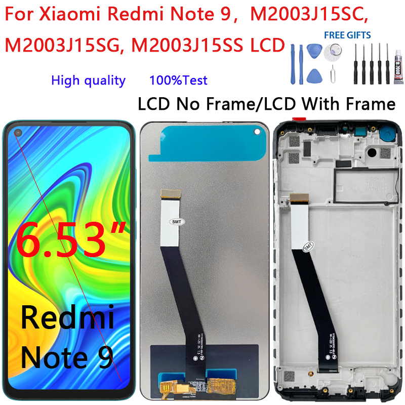 Dành Cho Xiaomi Redmi Note 9, M2003J15SC, M2003J15SG, M2003J15SS Màn Hình LCD Bộ Số Hóa Màn Hình Cảm