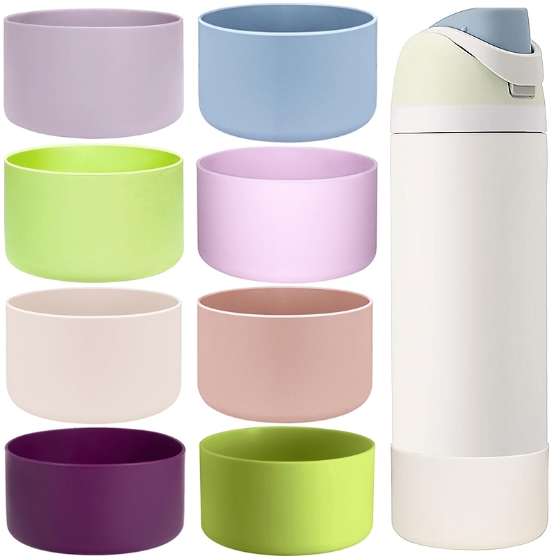 Boot Tumbler Silicone Cho Owala FreeSp Twist Cap & Flip Nắp 24oz 32oz 40oz: Khởi Động Chai Silicon P