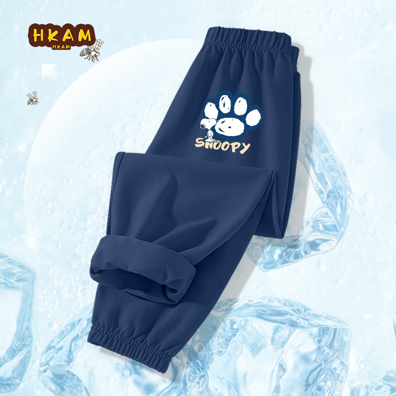 HKAM Snoopy Quần Bé Trai Quần Chống Muỗi Mùa Hè Quần Muỗi Thoáng Khí Thoáng Khí
