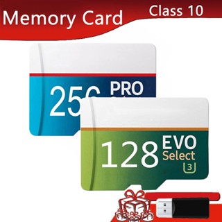Thẻ nhớ chống nước 64GB, 128GB, 256GB, 512GB, 1TB, 32GB Class10 Thẻ Flash TF / SD thu nhỏ tốc độ cao, có bộ chuyển đổi, Tương thích với điện thoại di động / máy tính / máy ảnh / thiết bị giám sát
