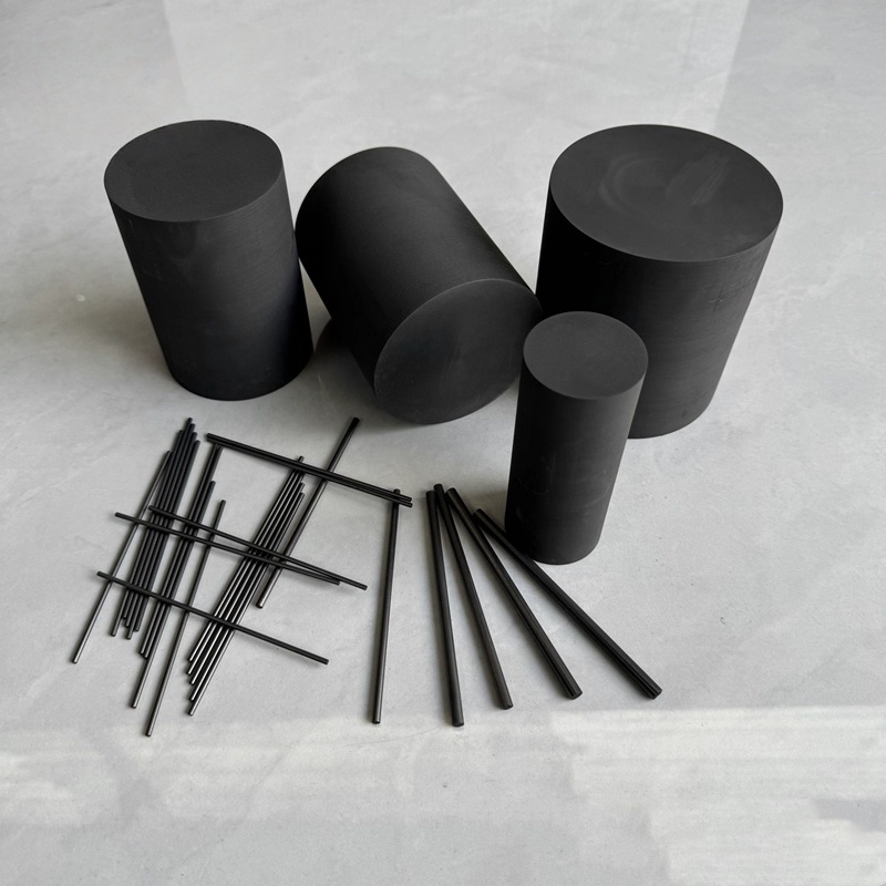Thanh than chì có độ tinh khiết cao thí nghiệm chịu nhiệt độ cao đường kính điện cực 2 / 3 / 4 / 5 /