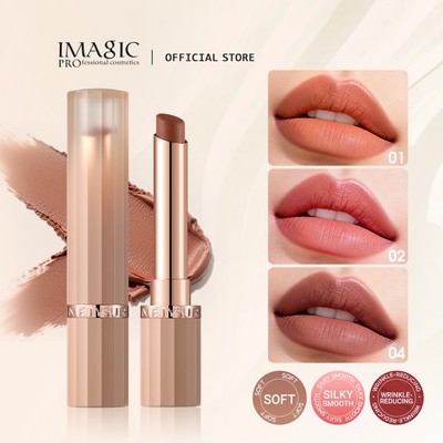 IMAGIC Son môi mềm & mờ Tinh dầu dưỡng ẩm và giảm nếp nhăn Son môi không dính 2G