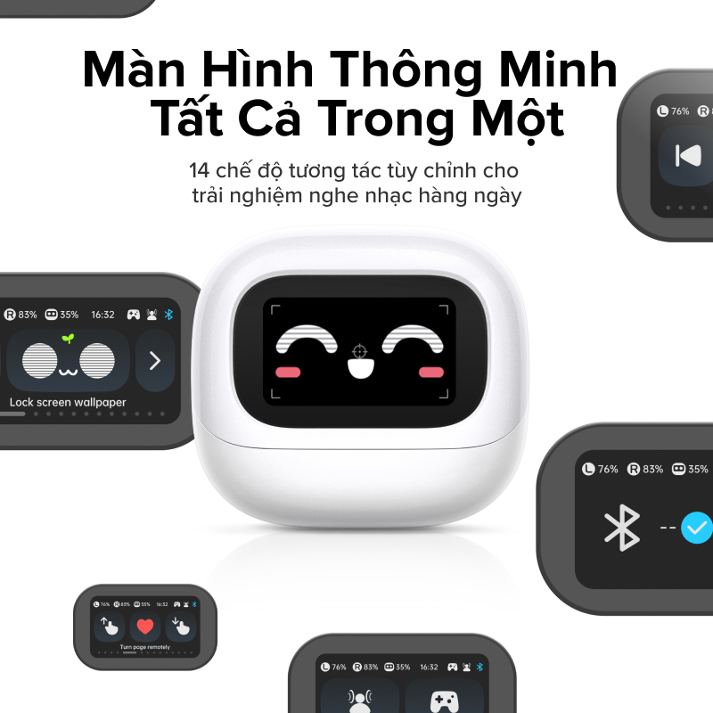 UGREEN Tai nghe LightBuds Magic Bán mở Tai nghe Bluetooth không dây thực sự khử tiếng ồn | BigBuy360 - bigbuy360.vn