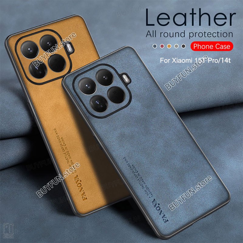 YBCG Leather Camera Protection Case For Xiaomi Mi 15T Pro 6.83" 5G mi15tpro 2506BPN68G mi15t 25069PT