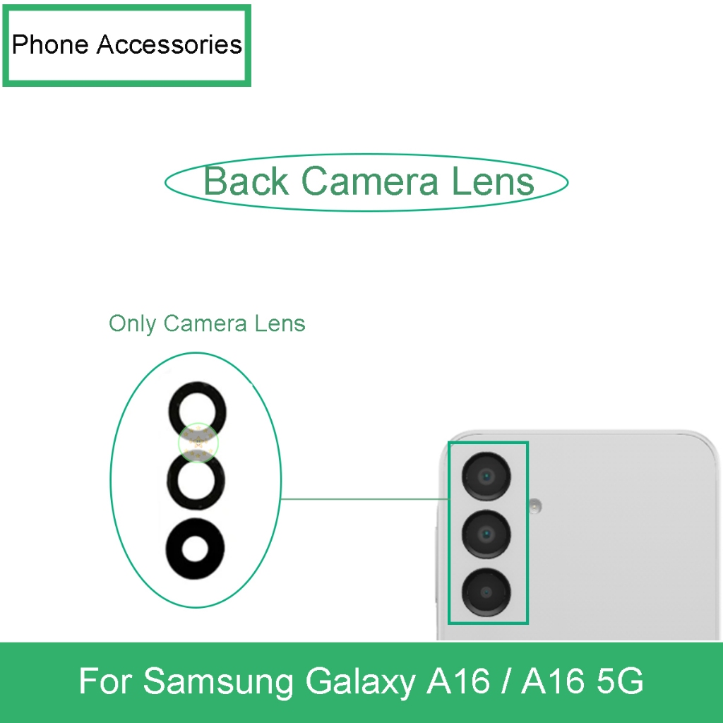 Điện Thoại Mặt Sau Camera Ống Kính Kính Cho Samsung Galaxy A16 / Samsung Galaxy A16 5G Vỏ Camera Phụ