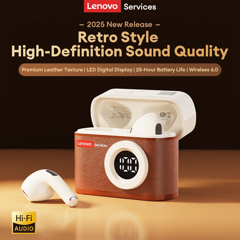Tai nghe Bluetooth Lenovo LE218 Âm thanh vòm Hi-Fi Độ trễ thấp Màn hình mức pin Mẫu máy ảnh Bluetooth 6.0 | BigBuy360 - bigbuy360.vn