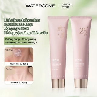  Kem dưỡng 3 trong 1 Watercome Chống nắng Dưỡng trắng Lót trang điểm che khuyết điểm làm đều màu da 