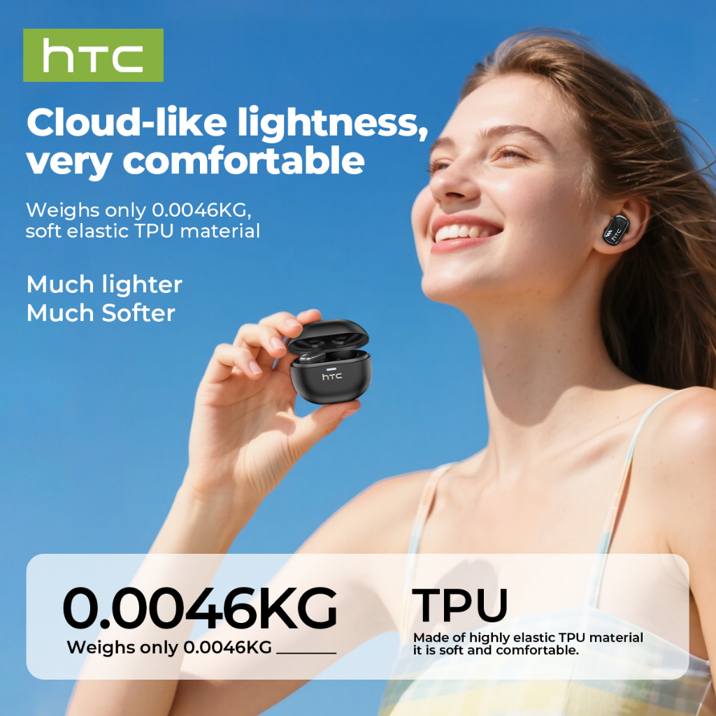 Tai nghe dịch thuật thông minh HTC NE16 AI Hỗ trợ chức năng dịch AI Tai nghe không dây Bluetooth 6.0 Tai nghe khử tiếng ồn Tai nghe nhét tai Tai nghe không dây Âm nhạc có độ trung thực cao Cuộc gọi HD (có micrô | BigBuy360 - bigbuy360.vn