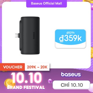 Baseus Sạc Dự Phòng 20W Mini 5000mah Type C Sạc Nhanh Pin Ngoài Powerbank