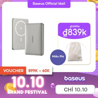 Baseus PicoGo AM41 Sạc dự phòng từ tính Qi2 siêu mỏng 10000mAh 27W