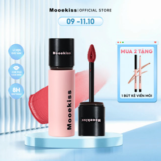 Son Môi Mooekiss Son Bùn Lì Mềm Mịn Như Nhung Giúp Làm Giảm Thâm Môi Sáng Da Cho Tone Da Vàng 3g*1