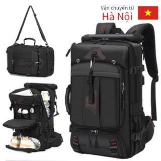  35-80L Balo du lịch túi leo núi ba lô đựng hành lý chống nước đa năng túi cách ly giày 