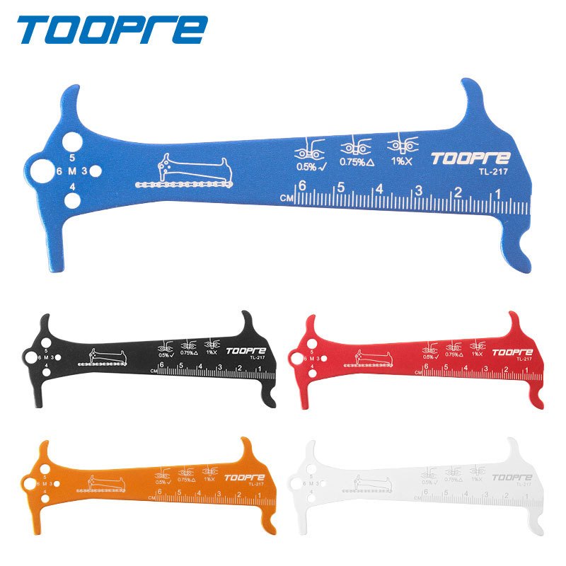 Toopre Xích xe đạp & Thước đo đường núi - Dụng cụ kiểm tra caliper và độ bền dây xích