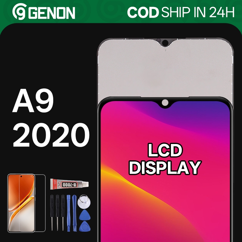 Genon IPS LCD cho Oppo A9 2020 Màn hình LCD Màn hình cảm ứng với các bộ phận thay thế khung