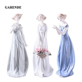 Garende Cô Gái Gốm Hình Sứ Nữ Tượng Bắc Âu Bộ Sưu Tập Nữ Tượng Cho Bàn Làm Việc Hiên Nhà Lò Sưởi Trang Trí Quà Tặng Tân Gia