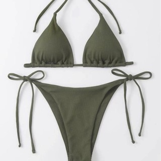 Bikini hai mảnh lưng cao thời trang