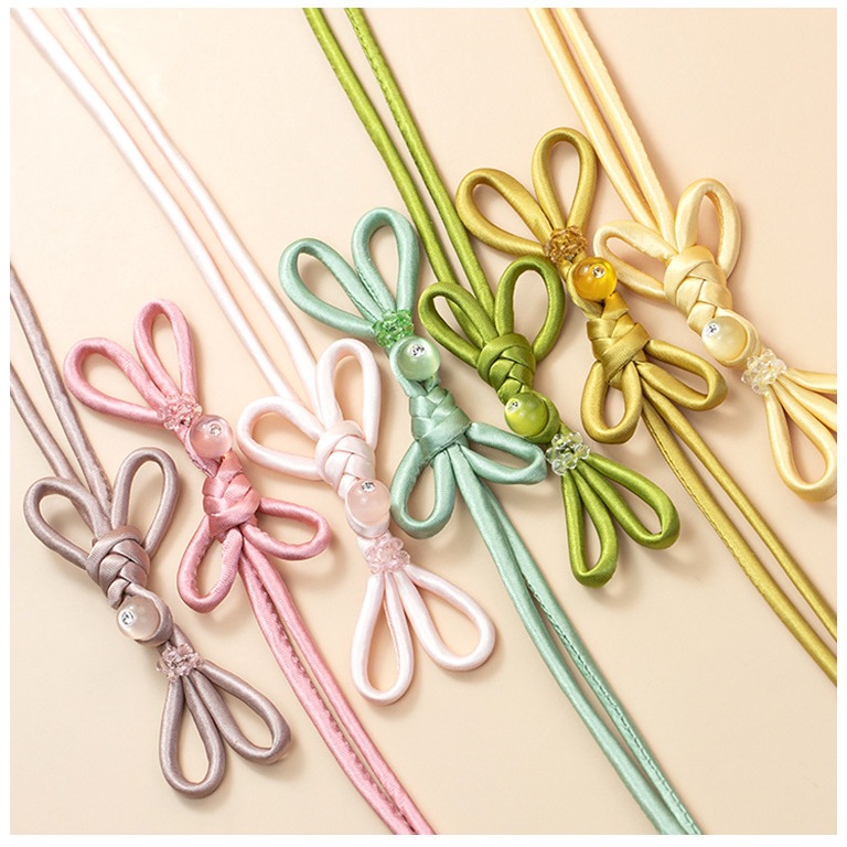 [B1] Nút nút tấm sườn xám phong cách Trung Quốc Nút tua rua bướm phong cách cổ điển Nút thủ công Hanfu Phụ kiện trang trí Phụ kiện