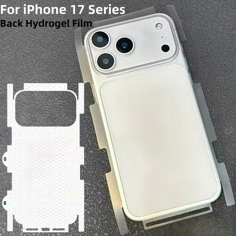 [3 trong 1] Phim Hydrogel Mặt Trước Mặt Sau Cho iPhone 17 16 Pro Max 15 Pro Max Full Cover Matte Cle