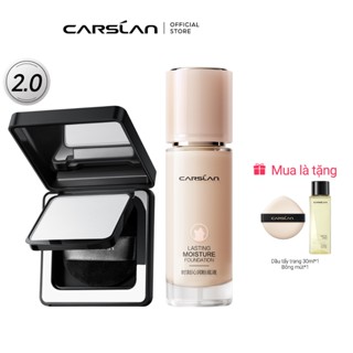 【Combo Phấn Nén Black Magnet Carslan 2.0 8g + Kem nền lâu dài 30g