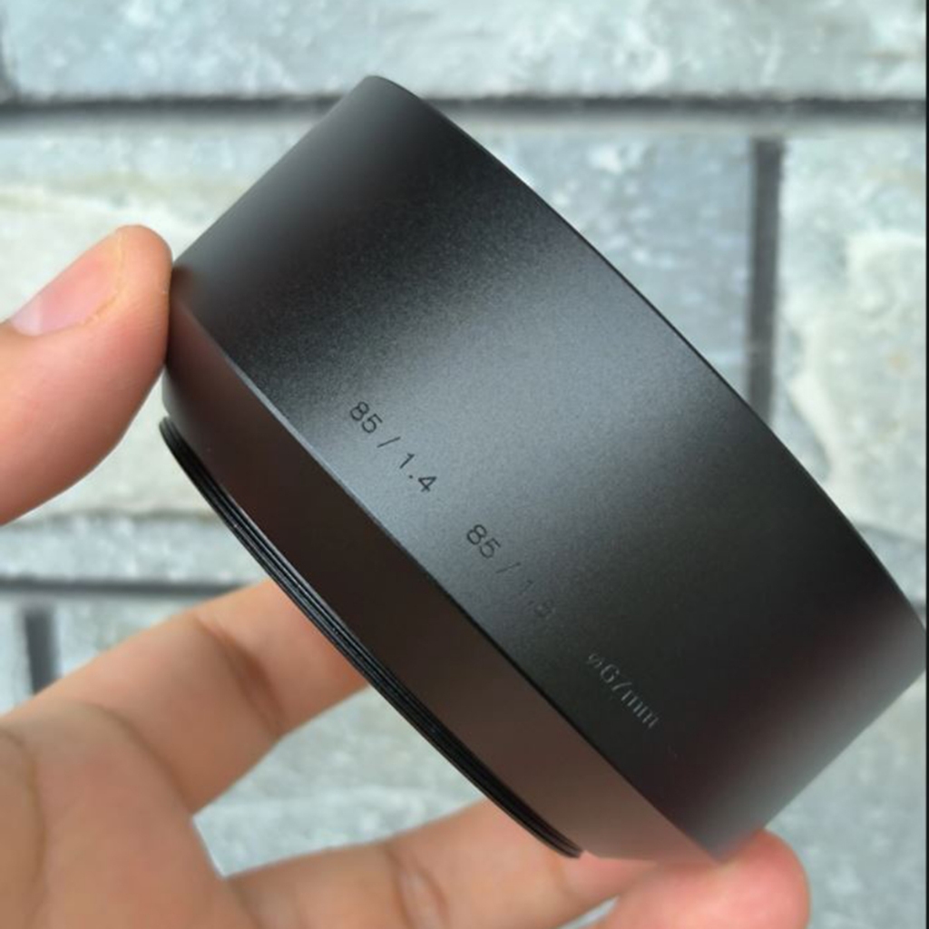 Tấm chắn ánh sáng kim loại 67mm mới Nikon Z 85 / 1.8S 85 / 1.8G Sony FE 85 / 1.8 Zeiss 100 / 2 Lens 