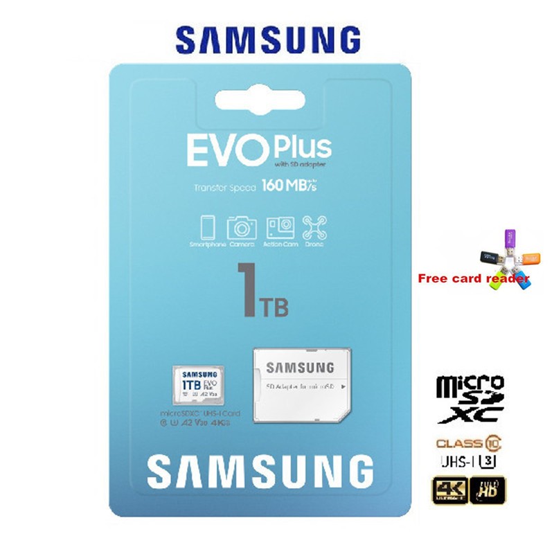 Chuyển tốc độ cao: Thẻ nhớ Samsung Evo Super 1TB micro SD Class 10 U3 A2