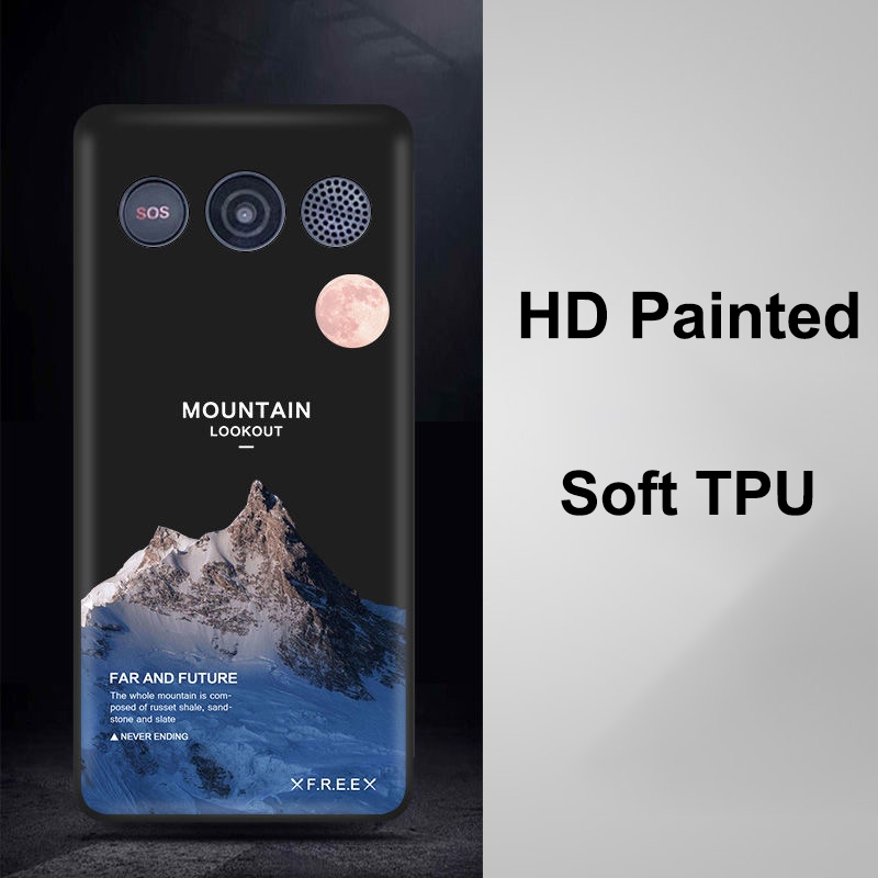 Dành Cho TCL T508N Vỏ Điện Thoại Màu Đen Bao Gồm Tất Cả TPU Bốn Góc Chống Rơi Vỏ Silicon Cho TCL T50