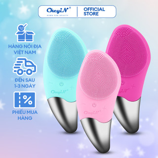  CkeyiN Máy rửa mặt massage mắt đẩy tinh chất bằng silicon chống thấm nước MR336 